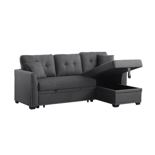 Latitude Run® Condrey 81'' Wide Reversible Sleeper Sofa & Chaise & Reviews Wayfair
